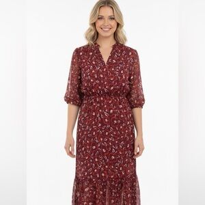 Kaari blu floral maxi dress size xsmall